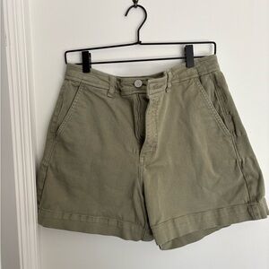 Everlane Green Shorts Relaxed Fit